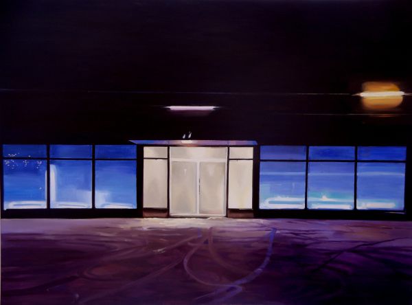 blue light   l a. leinwd. 120x160cm